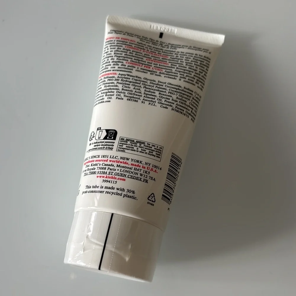 New Kiehl's Ultra Facial Cleanser - White 5oz